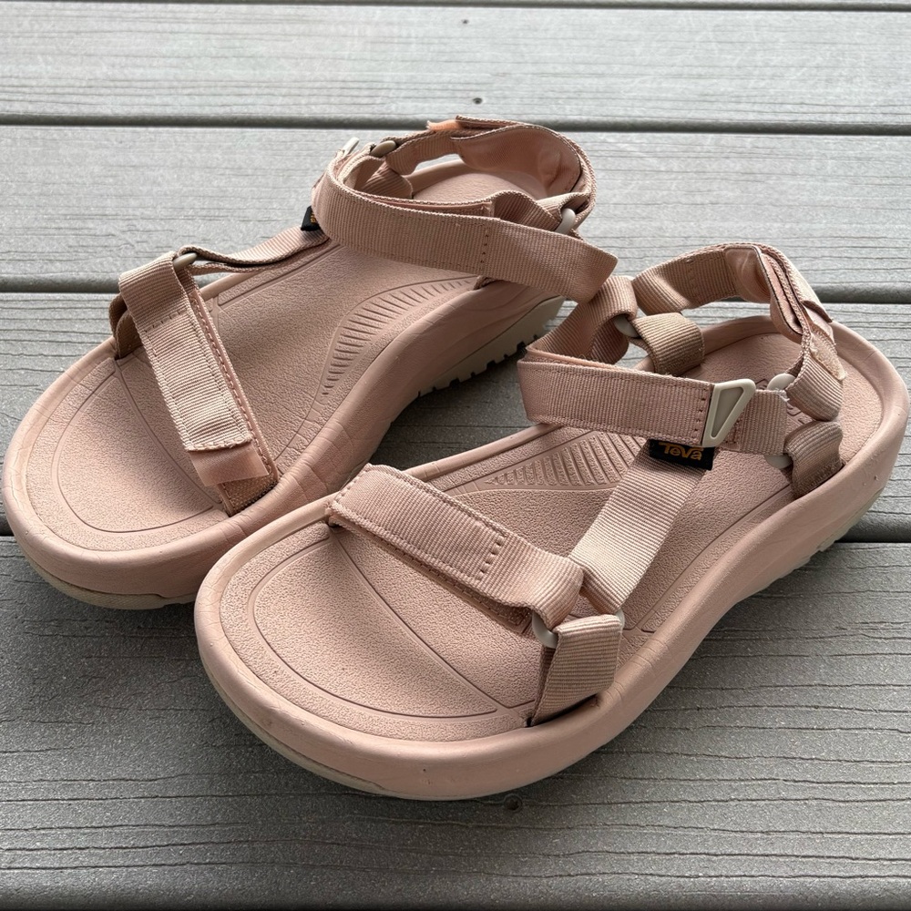 Teva Hurricane XLT 2 Ampsole Womens Size 9 Sesame Tan Brown Sandals Strappy